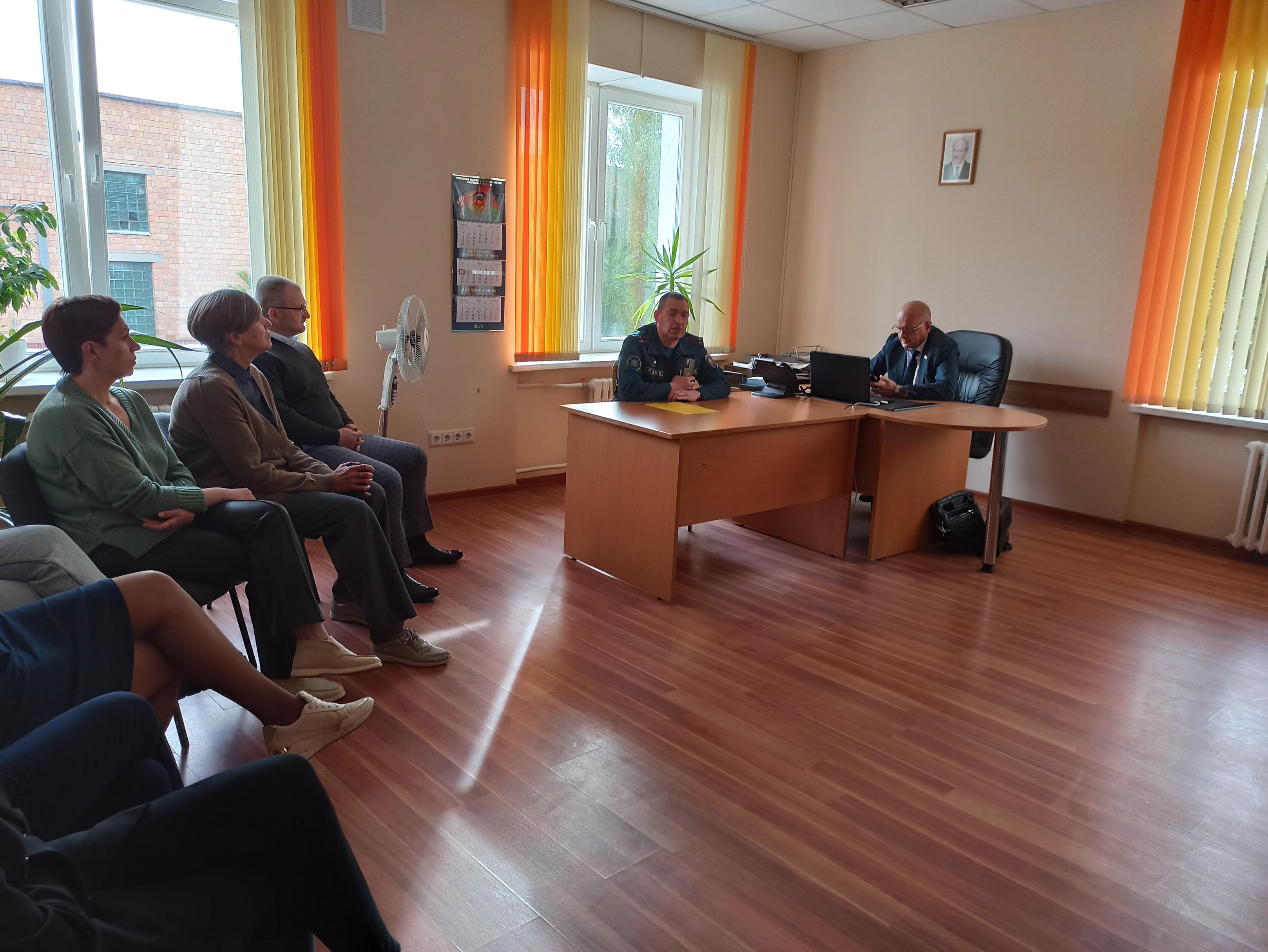 Встреча с представителем МЧС