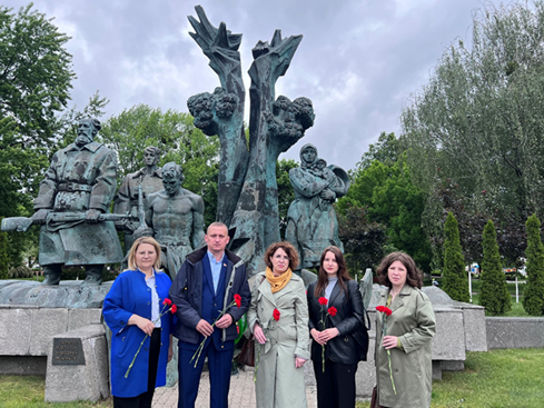 Посещение мемориального комплекса «Партизанам Полесья»